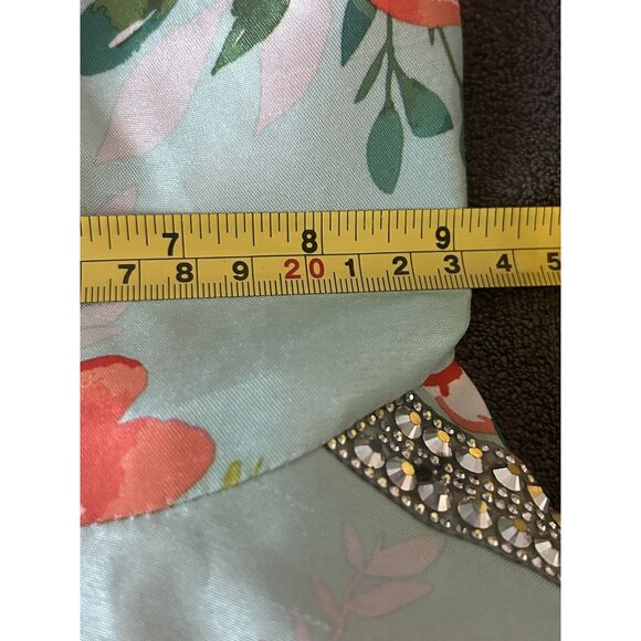 Elegant Girls size 5 Floral Dress with rhinestone lined pockets - Picture 6 of 7